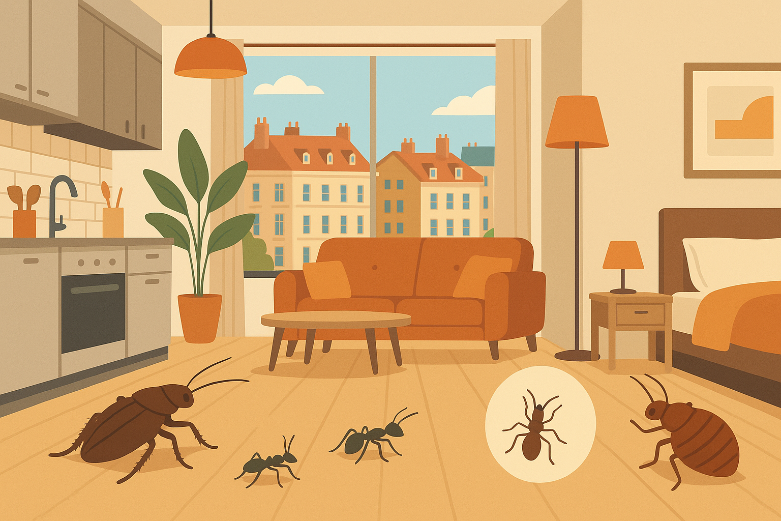 Insectes dans les appartements à Lyon blattes, fourmis, punaises – Solutions et conseils professionnels